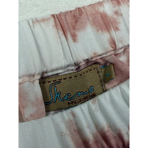 LARGE Skemo Marrakech Blush Boho Tie Dye Maxi Kaftan Dress Jaiper Harem Pant Set - Picture 10 of 12